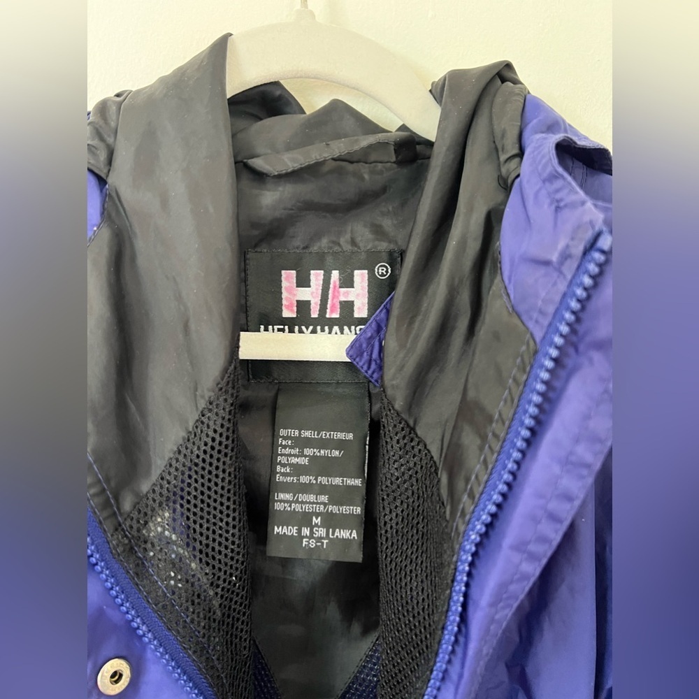 Helly Hansen Rain Jacket Blue Medium - image 4